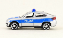 Load image into Gallery viewer, CCA 1:43 BMW X6 Hatchback Police Racing Sports Model Toy Diecast Metal Car BN