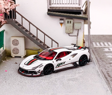 Load image into Gallery viewer, Fuelme 1:64 White Mansory F8XX Racing Sports Model Diecast Resin Car New