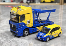 Load image into Gallery viewer, 1:64 Spoon Actros Gigaspace 4x2 Trailer Truck Fit GD3 Model Diecast Metal Car