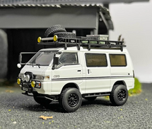 Load image into Gallery viewer, Autobots 1:64 White Delica Camper Off Road Van Model Diecast Metal Car BN