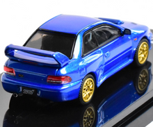 Load image into Gallery viewer, HobbyJapan 1:64 Blue Impreza GC8 WRX 22B STI Sport Model Diecast Metal Car New Collection