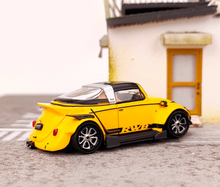 Load image into Gallery viewer, TM 1:64 Yellow RWB Beetle Widebody Sports Figure Model Diecast Metal Car New