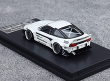 Load image into Gallery viewer, MT 1:64 Pearl White Silvia S13 180SX Rocket Bunny Model Diecast Metal Car New Collection