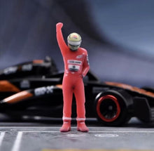 Load image into Gallery viewer, 1:64 Painted Figure Model Miniature Resin Diorama Toy Sand Racing Driver Racer