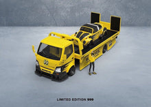 Load image into Gallery viewer, TM 1:64 Mooneyes Beetle H300 Flatbed Trailer Truck Model Diecast Metal Car New Collection