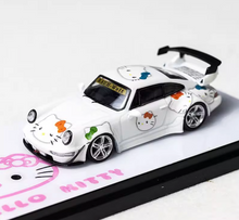 Load image into Gallery viewer, 1:64 Luminous White RWB 964 Cartoon Classic Sports Model Diecast Metal Car BN