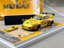 Load image into Gallery viewer, ZJWJ 1:64 Yellow RWB 993 Kayak Sports Model Diecast Metal Car New Collection