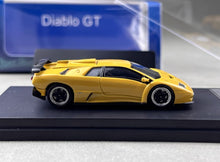 Load image into Gallery viewer, SH 1:64 Yellow Diablo GT 1998 Racing Sports Model Diecast Metal Car New Collection