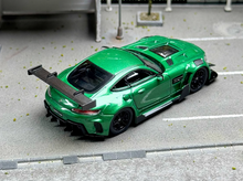 Load image into Gallery viewer, RM 1:64 Green AMG GTS Widebody Racing Sports Model Diecast Metal Car New Collection