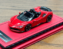 Load image into Gallery viewer, ART 1:64 Red SF90 Stradale Convertible Sports Model Diecast Resin Car New Collection