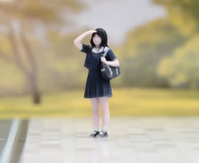Load image into Gallery viewer, 1:64 Painted Figure Model Miniature Resin Diorama Black Hair Pretty Girl Lady B