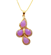 Load image into Gallery viewer, Nature Jade Leaves Drop Pendant Necklace Gift Jewelry charm Blessing Lucky New