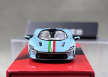 Load image into Gallery viewer, BBR 1:64 Light Blue Daytona SP3 Convertible Sports Model Diecast Metal Car New Collection