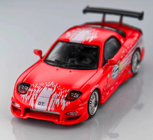 Load image into Gallery viewer, Mortal 1:64 JDM Red RX-7 FD Veilside Racing Sports Model Diecast Metal Car New Collection