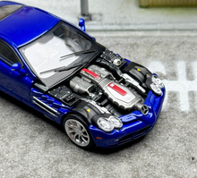 Load image into Gallery viewer, SH 1:64 Blue SLR Mclaren Coupe Racing Sports Model Diecast Metal Car New Collection