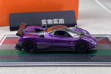 Load image into Gallery viewer, U2 1:64 Purple Zonda Tricolore Racing Sports Model Diecast Resin Car New Collection