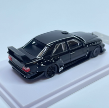 Load image into Gallery viewer, RM 1:64 Black W124 Widebody Sedan Sports Model Diecast Metal Car New Collection