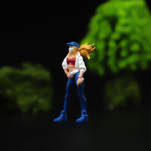 Load image into Gallery viewer, 1:64 Painted Figure Model Miniature Resin Diorama Sand Cap Trendy Girl with Mask New