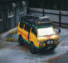 Load image into Gallery viewer, Autobots 1:64 Yellow Delica Camper Off Road Van Model Diecast Metal Car New
