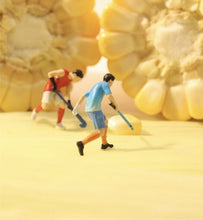 Load image into Gallery viewer, 1:64 Painted Figure Model Miniature Resin Diorama Sand Hockey Ball Sport Outdoor