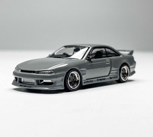 Load image into Gallery viewer, Tarmac 1:64 Grey VERTEX Silvia S14 Sports Model Diecast Metal Car New Collection