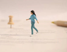 Load image into Gallery viewer, 1:64 Painted Figure Mini Model Miniature Diorama Sand Camping Outdoor Picnic Toy Collection