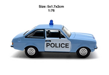 Load image into Gallery viewer, 1:76 Blue 1980 MK2 Police Vintage Classic Model Diecast Metal Car
