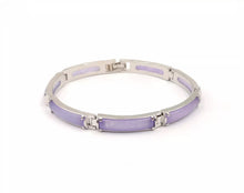 Load image into Gallery viewer, Nature Jade Beaded Bracelet Jewelry Blessing Lucky Fortune Gift For Her Purple e