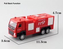 Load image into Gallery viewer, CCA 1:72 Volvo Fire Engine Truck Model Toy Diecast Metal Car BN
