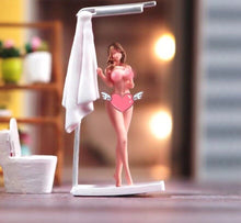 Load image into Gallery viewer, 1:64 Painted Figure Model Miniature Resin Diorama Sand Sexy Hot Girl Lady Shower Collection