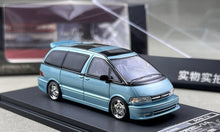 Load image into Gallery viewer, Mortal 1:64 Ice Blue Previa Mini Van MPV Sports Model Diecast Metal Car New Collection