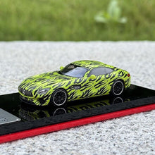 Load image into Gallery viewer, Scalemini 1:64 Yellow Fire GTS Racing Sports Model Diecast Resin Car New