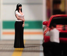 Load image into Gallery viewer, 1:64 Painted Figure Model Miniature Resin Diorama Sand Model Beauty Sexy Girl New Collection