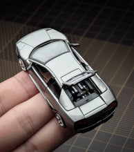 Load image into Gallery viewer, PK 1:64 Grey Murcielago LP640 Coupe Sports Open Model Diecast Metal Car New Collection