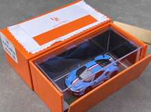 Load image into Gallery viewer, U2 1:64 Blue Novitec 488 Pista Racing Sports Model Diecast Resin Car Box New