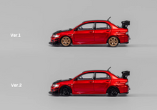 Load image into Gallery viewer, CM 1:64 Red Carbon Lancer Evo 9 IX Voltex Sports Model Diecast Metal Car New Collection