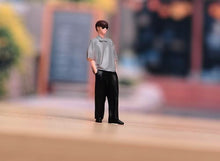 Load image into Gallery viewer, 1:64 Painted Figure Model Miniature Resin Diorama Sand Cool Boy With Sunglasses