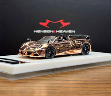 Load image into Gallery viewer, HH 1:64 Plating Copper Huayra Tricolore Convertible Model Diecast Metal Car