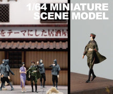 Load image into Gallery viewer, 1:64 Painted Figure Mini Model Miniature Car Scenes Resin Military Commander Man