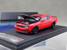 Load image into Gallery viewer, SH 1:64 Red SRT Hellcat Muscle Sports Model Diecast Metal Car New Collection