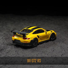 Load image into Gallery viewer, Bburago 1:64 Yellow 911 GT2 RS Racing Sports Model Diecast Metal Car New Collection