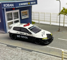 Load image into Gallery viewer, HKM 1:64 JDM Civic EG6 Hatchback Pandem Racing Sports Model Diecast Metal Car