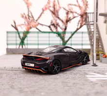 Load image into Gallery viewer, CM 1:64 Black Carbon 765LT Super Racing Sports Model Diecast Metal Car New