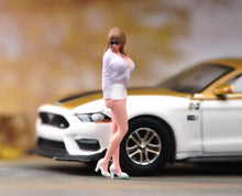 Load image into Gallery viewer, 1:64 Painted Figure Model Miniature Resin Diorama Sand Girl Lady Pretty Modern A