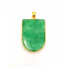 Load image into Gallery viewer, Nature Jade Lucky Plaque Pendant Necklace Gift Jewelry charm Blessing Lucky New