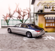 Load image into Gallery viewer, ARBox 1:64 Silver Blue S680 Maybach Luxury Model Diecast Metal Car New