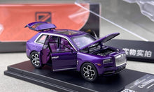 Load image into Gallery viewer, DCM 1:64 Purple Cullinan Luxury SUV Sports Model Diecast Metal Car New Collection