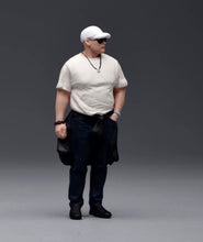 Load image into Gallery viewer, 1:24 Painted Figure Model Miniature Resin Diorama Strong Man Sunglasses Standing