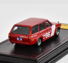 Load image into Gallery viewer, IG 1:64 Red Datsun Wagon Bluebird 510 #66 Sports Model Diecast Resin Car New