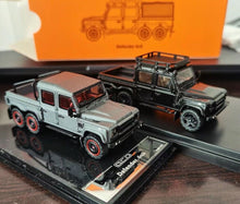 Load image into Gallery viewer, GCD 1:64 Defender 6x6 Pickup Truck Model Metal Diecast Car New